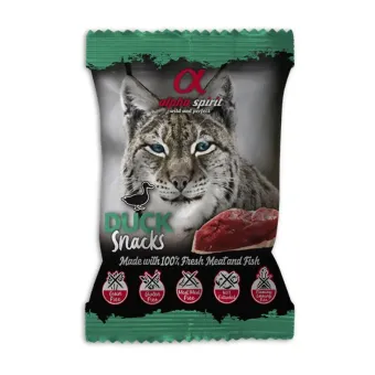 Alpha Spirit Cat Snacks Duck skanėstai katėms, antiena; 50g