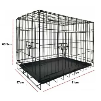 Alphazoo metalinis sulankstomas narvas L; 91x57x63.5cm