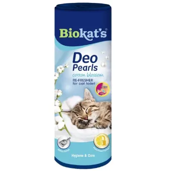 Biokat's Deo Pearls Cotton Blossom kačių kraiko dezodorantas; 700g