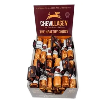 Chewllagen kramtalas kolageno ritinys, jautienos skonio, 12.5cm; 35x55g Chewllagen kramtalas kolageno ritinys, jautienos skonio, 12.5cm; 35x55g