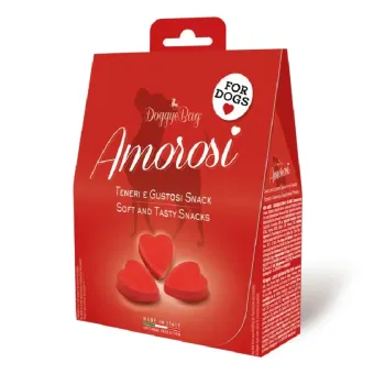 DoggyeBag Amorosi minkštos širdelės skanėstas šunims; 90g