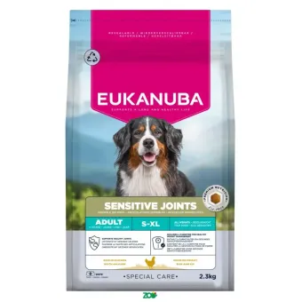 Eukanuba Special Care Sensitive Joints All Breeds sausas pašaras turintiems jautrius sąnarius šunims visų veislų, vištiena; 2.3kg, 12kg