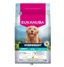 Eukanuba Special Care Overweight sausas pašaras suaugusiems šunims visų veislų, vištiena; 12kg
