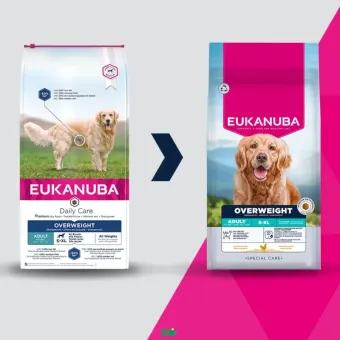 Eukanuba Special Care Overweight sausas pašaras suaugusiems šunims visų veislų, vištiena; 12kg