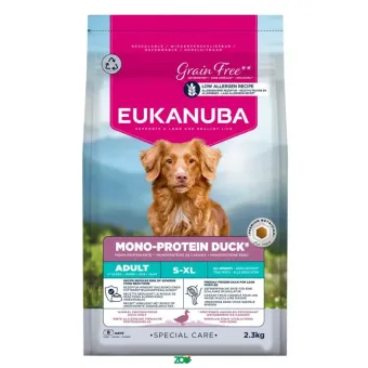 Eukanuba Special Care Mono Protein Duck sausas pašaras suaugusiems šunims visų veislų, antiena; 2.3kg, 12kg