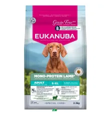 Eukanuba Special Care Mono Protein Lamb sausas pašaras suaugusiems šunims visų veislų, ėriena; 2.3kg, 12kg