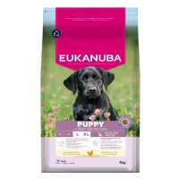 Eukanuba Life Care Puppy L/XL Chicken sausas pašaras šuniukams didelių veislų, vištiena; 3kg, 15kg Eukanuba Life Care Puppy L/XL Chicken sausas pašaras šuniukams didelių veislų, vištiena; 3kg, 15kg