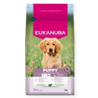 Eukanuba Life Care Puppy L/XL Lamb sausas pašaras šuniukams didelių veislų, ryžiai, ėriena; 3kg, 12kg