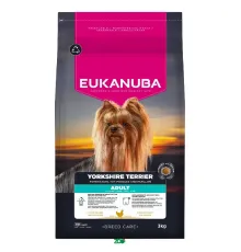 Eukanuba Breed Care Yorkshire Terrier Chicken sausas pašaras suaugusiems Jorkšyro terjerams, vištiena; 3kg