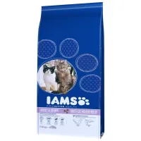 Iams Adult Cat Multicat sausas pašaras suaugusioms katėms, lašiša, vištiena; 15kg