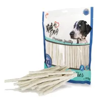 Kiddog Beef Strips odos lazdelė 12cm su jautiena, skanėstai šunims; 100vnt