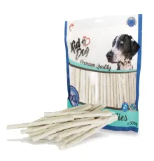 Kiddog Beef Strips odos lazdelė 12cm su jautiena, skanėstai šunims; 100vnt