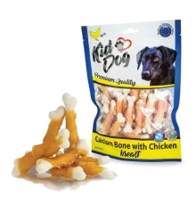 Kiddog Duck Breast kalcio kauliukai su vištiena, skanėstai šunims; 500g