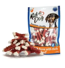 Kiddog Duck Breast kalcio kauliukai su antiena, skanėstai šunims; 500g