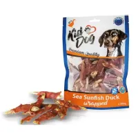 Kiddog Duck Fish žuvytės apvyniotos su antiena, skanėstai šunims; 250g