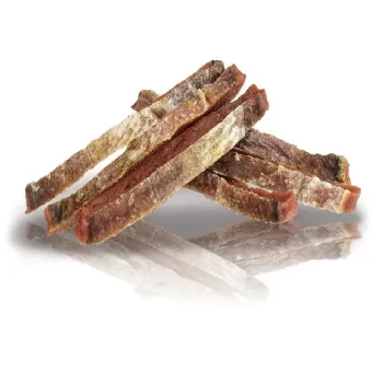 Kiddog Salmon Strips natūralios lašišos juostelės, skanėstai šunims; 500g Kiddog Salmon Strips natūralios lašišos juostelės, skanėstai šunims; 500g