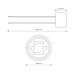 Light GU10 lemputės patronas; 2A 250V