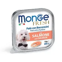 Monge Fresh Wet Dog Pate Salmon konservuotas pašaras šunims, lašiša; 100g