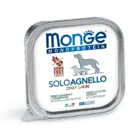 Monge Monoprotein Wet Dog Pate Lamb konservuotas pašaras šunims, ėriena; 150g, 400g