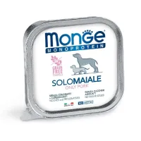 Monge Monoprotein Wet Dog Pate Pork konservuotas pašaras šunims, kiauliena; 150g, 400g