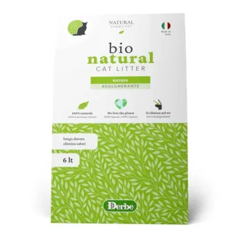 Natural Derma Pet Bio Natural Nature suyrantis kukurūzinis kraikas katėms, neutralaus kvapo; 6l Natural Derma Pet Bio Natural Nature suyrantis kukurūzinis kraikas katėms, neutralaus kvapo; 6l