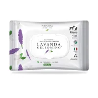 Natural Derma Pet Derbe Salviette Lavanda drėgnos servetėlės šunims ir katėms, levandų ir jazminų kvapas; 35vnt
