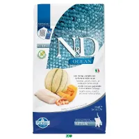 N&D Ocean Kitten Dry Cod Shrimp Pumpkin&Cantaloupe sausas pašaras kačiukams, menkė, krevetės; 300g, 1.5kg, 10kg