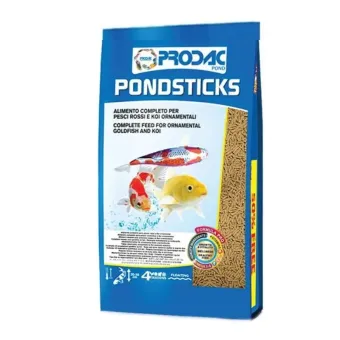 Prodac Pond Sticks maistas tvenkinių žuvims; 8.3l, 42l Prodac Pond Sticks maistas tvenkinių žuvims; 8.3l, 42l