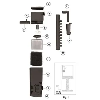 Prodac Magic 100 vidinis akvariumo filtras; 120-150l