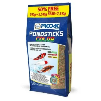 Prodac Pond Sticks Color maistas tvenkinių žuvims; 8.3l, 42l Prodac Pond Sticks Color maistas tvenkinių žuvims; 8.3l, 42l