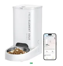 Petkit Fresh Element Solo White išmanioji automatinė šėrykla šunims ir katėms; WiFi, balta