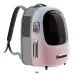 Petkit Breezy Dome 2 Pink kuprinė šunims ir katėms transportuoti; 33x30x45cm
