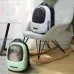 Petkit Breezy Dome 2 Pink kuprinė šunims ir katėms transportuoti; 33x30x45cm