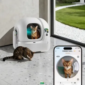 Petkit Purobot Max Pro 2 automatinis išmanus tualetas katėms; 66x54x61cm