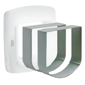 PetSafe Staywell Deluxe durelių tunelis, pilkos spalvos PetSafe Staywell Deluxe durelių tunelis, pilkos spalvos