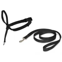 Petsafe Easy Walk Deluxe Harness petnešos lengvam pasivaikščiojimui, juodos; S