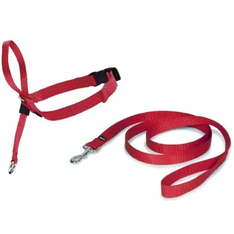 Petsafe Easy Walk Deluxe Harness petnešos lengvam pasivaikščiojimui, raudonos; S