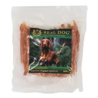 Real Dog Snack minkštos vištienos juostelės, skanėstas šunims; 500g