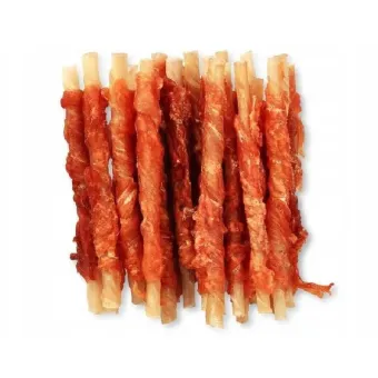 Real Dog Snack odos pagaliukai apsukti vištiena, skanėstas šunims; 500g Real Dog Snack odos pagaliukai apsukti vištiena, skanėstas šunims; 500g
