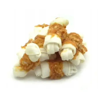 Real Dog Snack kaulas su mazgais, apsuktas vištiena, skanėstas šunims; 500g Real Dog Snack kaulas su mazgais, apsuktas vištiena, skanėstas šunims; 500g