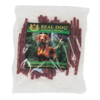 Real Dog Snack minkštos antienos juostelės, skanėstas šunims; 500g
