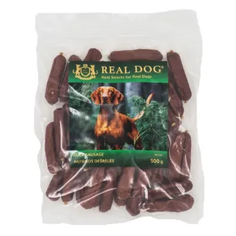 Real Dog Snack antienos dešrelės, skanėstas šunims; 500g Real Dog Snack antienos dešrelės, skanėstas šunims; 500g