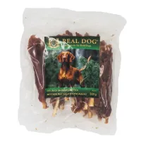Real Dog Snack minkšta antienos file ant odos pagaliukų, skanėstas šunims; 500g