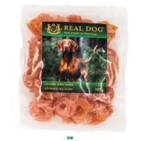 Real Dog Snack minkšti vištienos file žiedai, skanėstas šunims; 500g