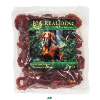 Real Dog Snack minkšti antienos file žiedai, skanėstas šunims; 500g
