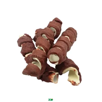 Real Dog Snack odos ritinys, apsuktas ėriena, skanėstas šunims; 500g