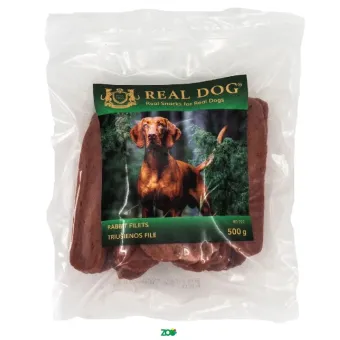 Real Dog Snack triušienos file, skanėstas šunims; 500g