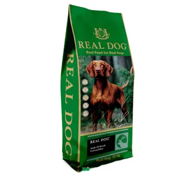 Real Dog SP Adult All Breeds Venison&Rice sausas pašaras suaugusiems šunims visų veislių, elniena; 12kg