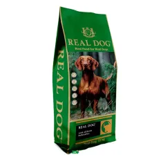 Real Dog SP Adult All Breeds Buffalo&Rice sausas pašaras suaugusiems šunims visų veislių, buivoliena; 12kg