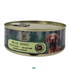 Real Dog SP Wet Adult Beef&Lamb konservuotas pašaras suaugusiems šunims, jautiena, ėriena; 240g, 800g